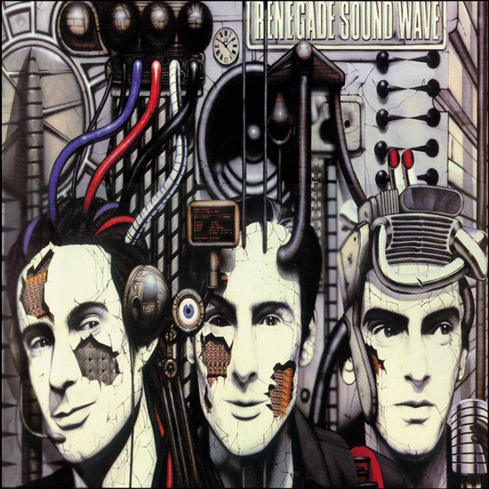 enegade Soundwave 'Cocaine Sex' Rhythm King 1987. Faces photographed then airbrushed from scratch. <br> 							Method: Acrylic Airbrush.