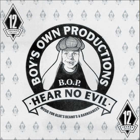 London Records.1990 Designed for promo sleeves. Method: Flat a/w - Rotring illustration.