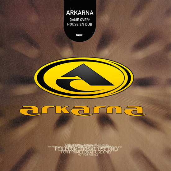 Released in 1995. Logo design reflecting their mix of rock/house, and dub.