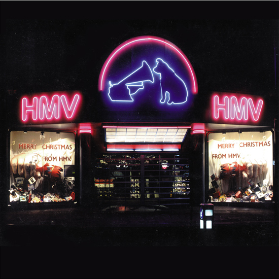 HMV Store Window Christmas Display 