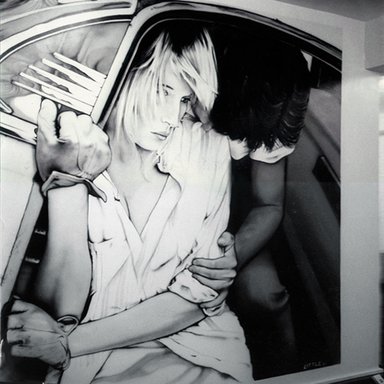 Designed for Paul Oakenfold's night at Heaven Nightclub, London. Featured in the Art of Rock expo at the V&A in London